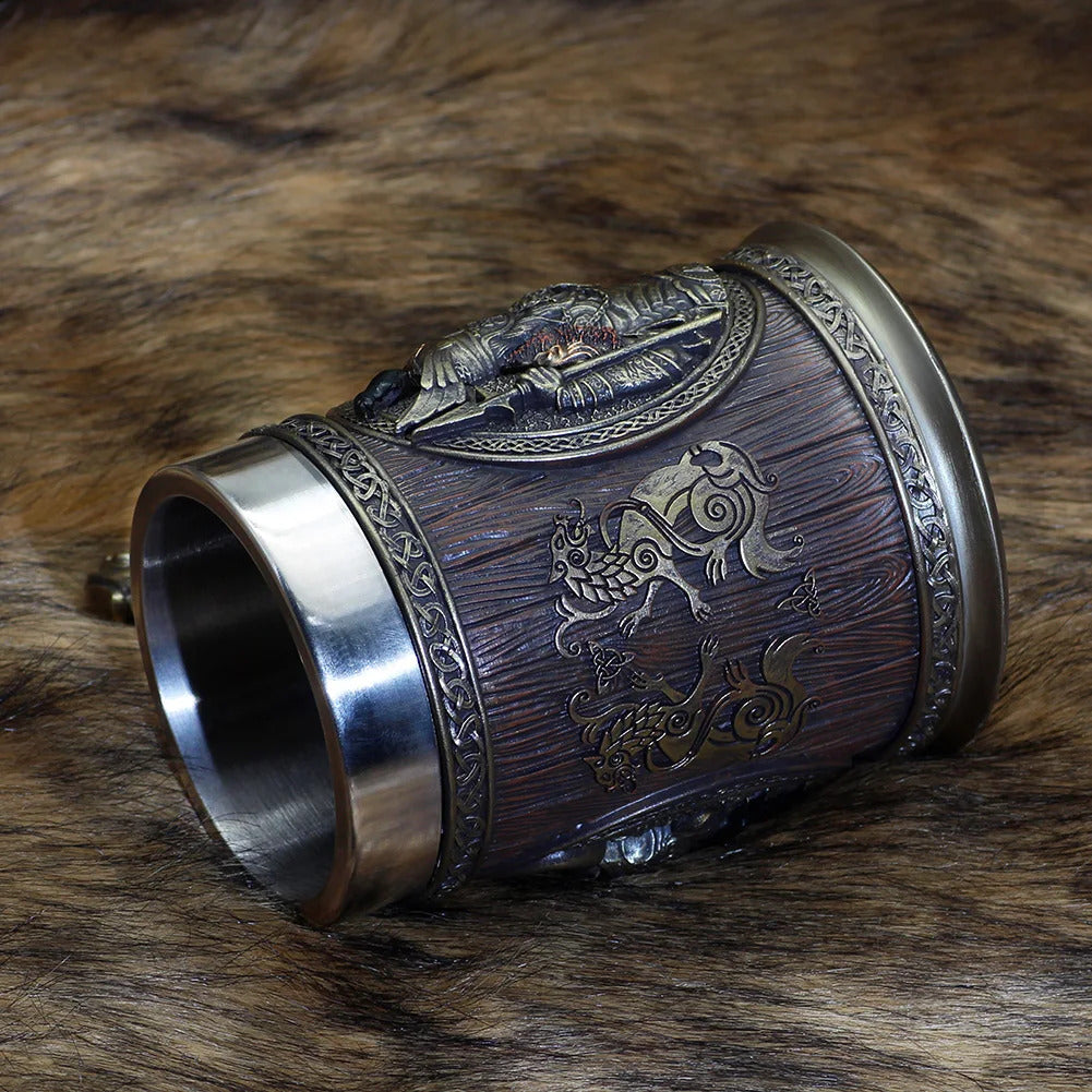 Viking Odin Drinking Mug