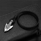 Odin With Vegvisir And Valknut Wristband