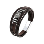 Vikings Retro Leather Bracelets