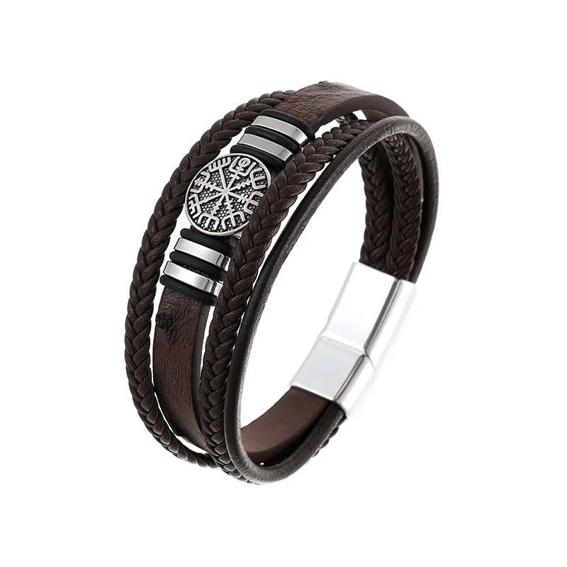 Vikings Retro Leather Bracelets