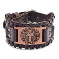 Handmade Viking Wolf Head Bracelet