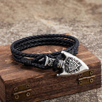 Odin With Vegvisir And Valknut Wristband