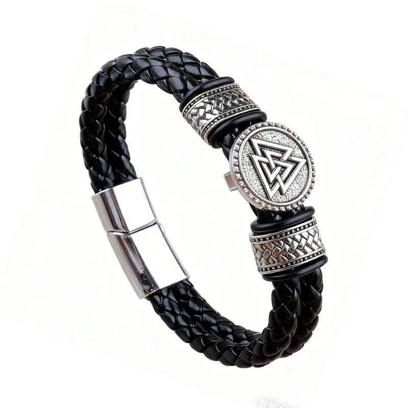 Vintage Viking Valknut Bracelet