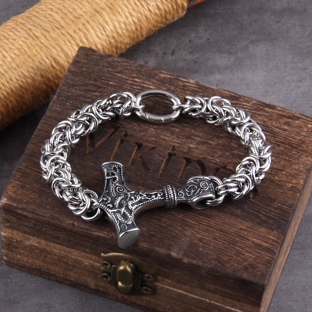 Thor's Hammer Mjölnir Bracelet