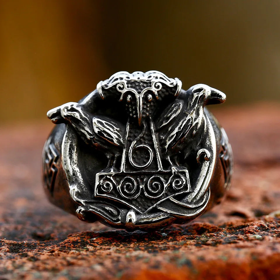 Mjölnir and Raven Ring