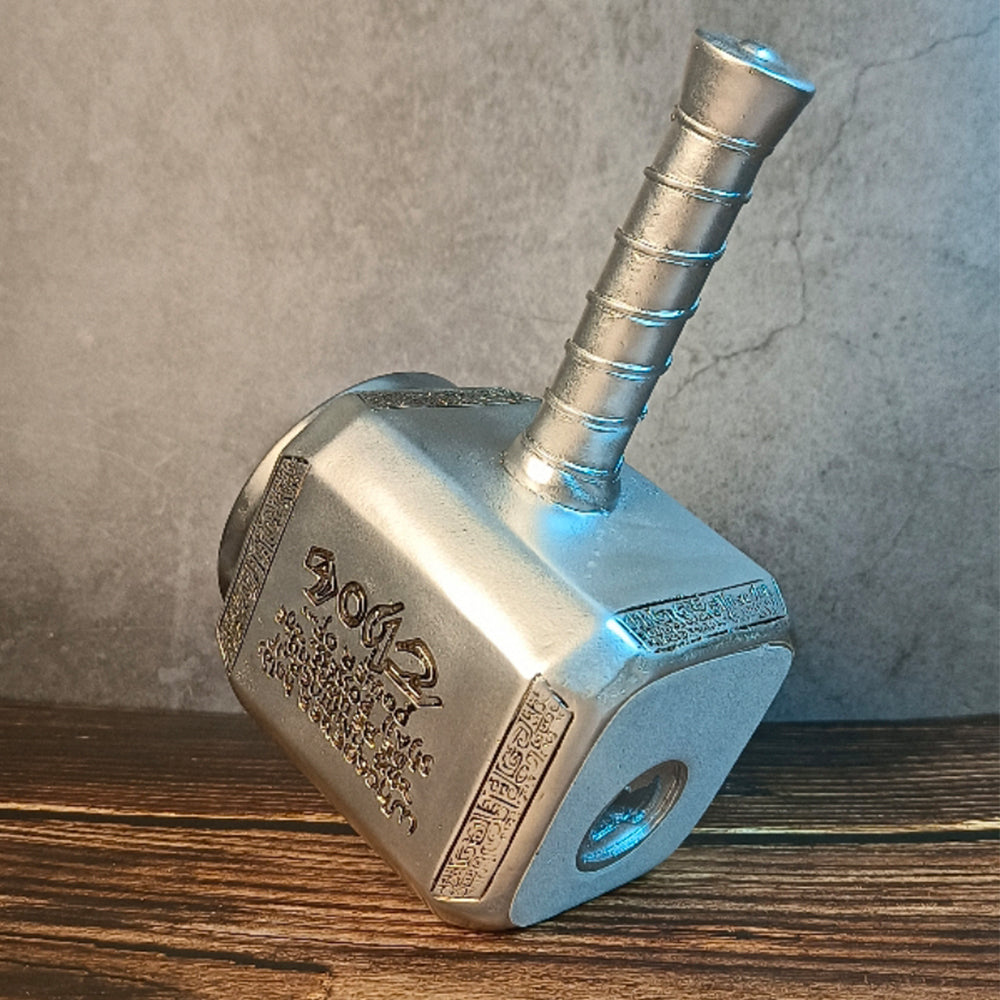 Thor's Hammer Beer Mug And Bottle Opener