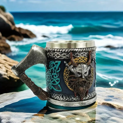 Viking Pirate Axe Beer Mug