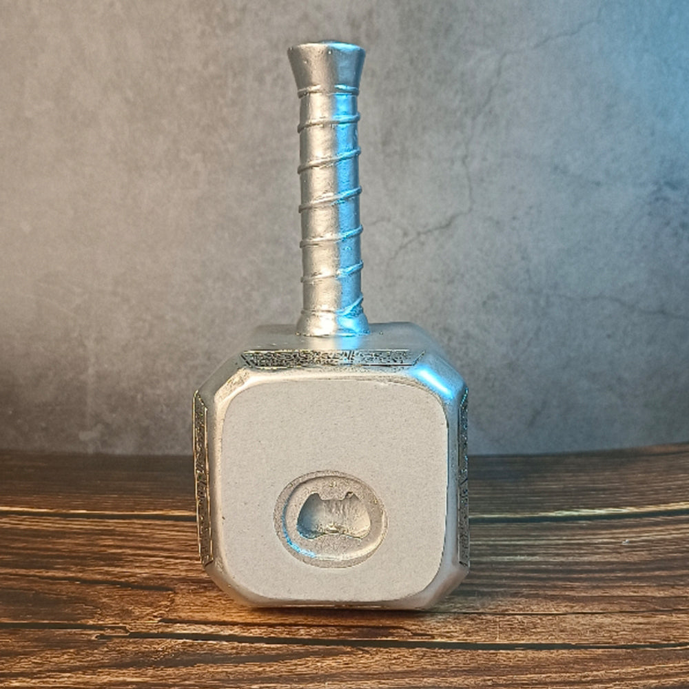 Thor's Hammer Beer Mug And Bottle Opener