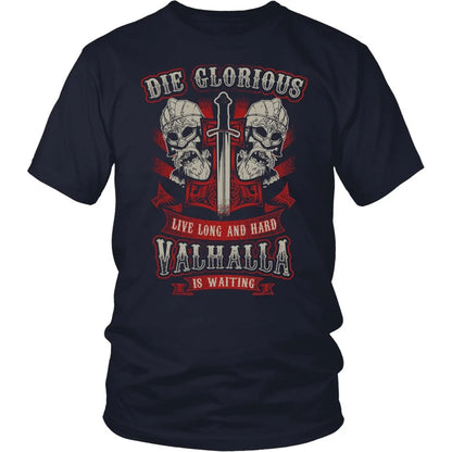 Die Glorious Valhalla Viking T-shirt