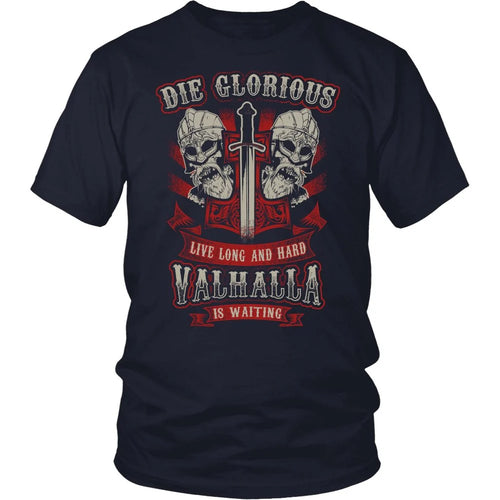 Die Glorious Valhalla Viking T-shirt