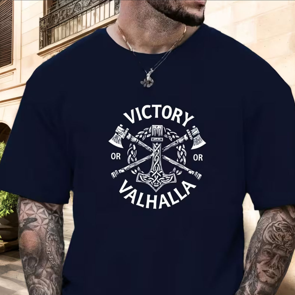 Victory or Valhalla Viking T-shirt