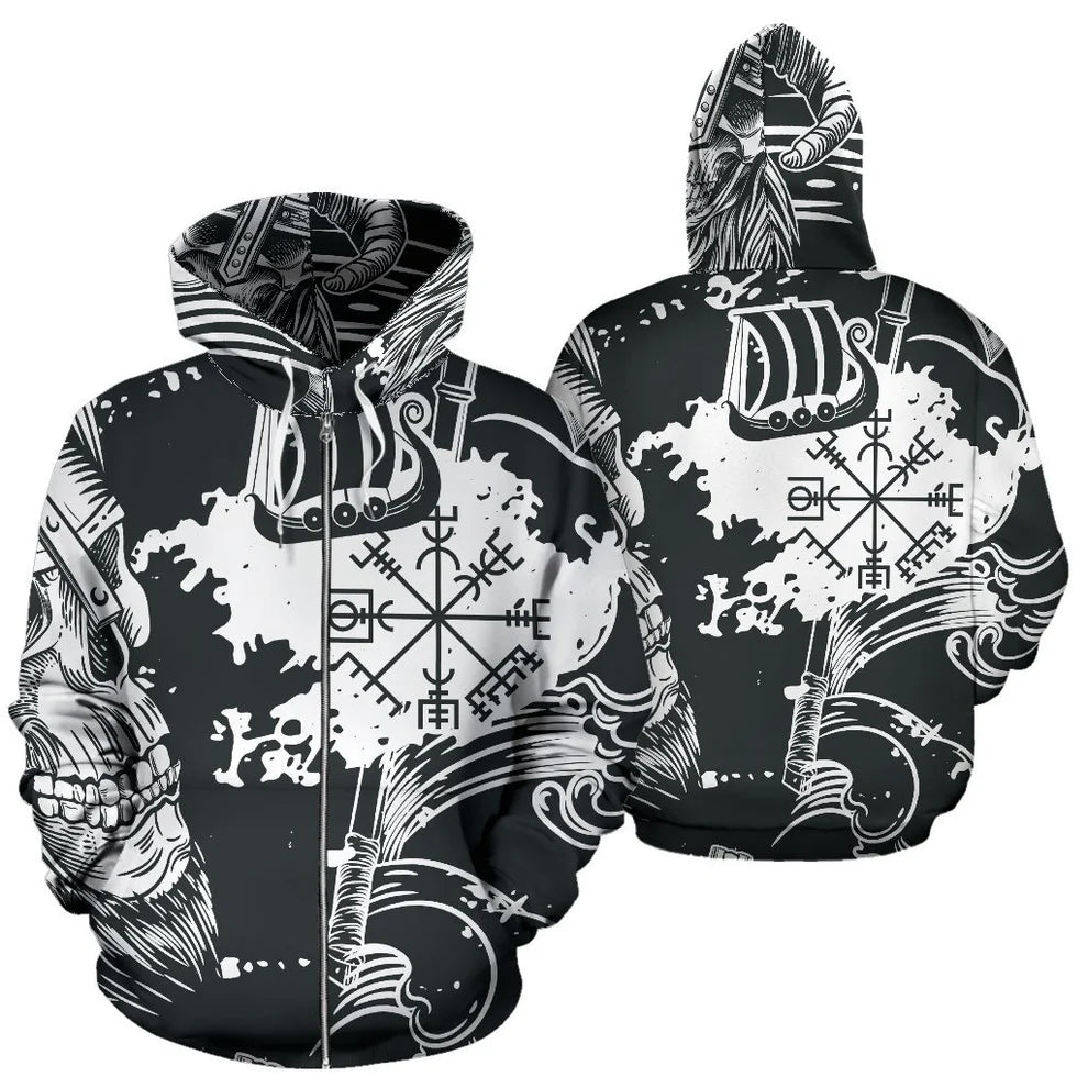 Nordic Life Viking Zip Up Hoodie