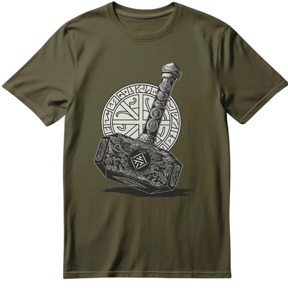 Thor's Hammer & Runes T-shirt