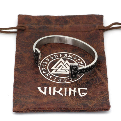 Vikings Runes Cuff Bangles