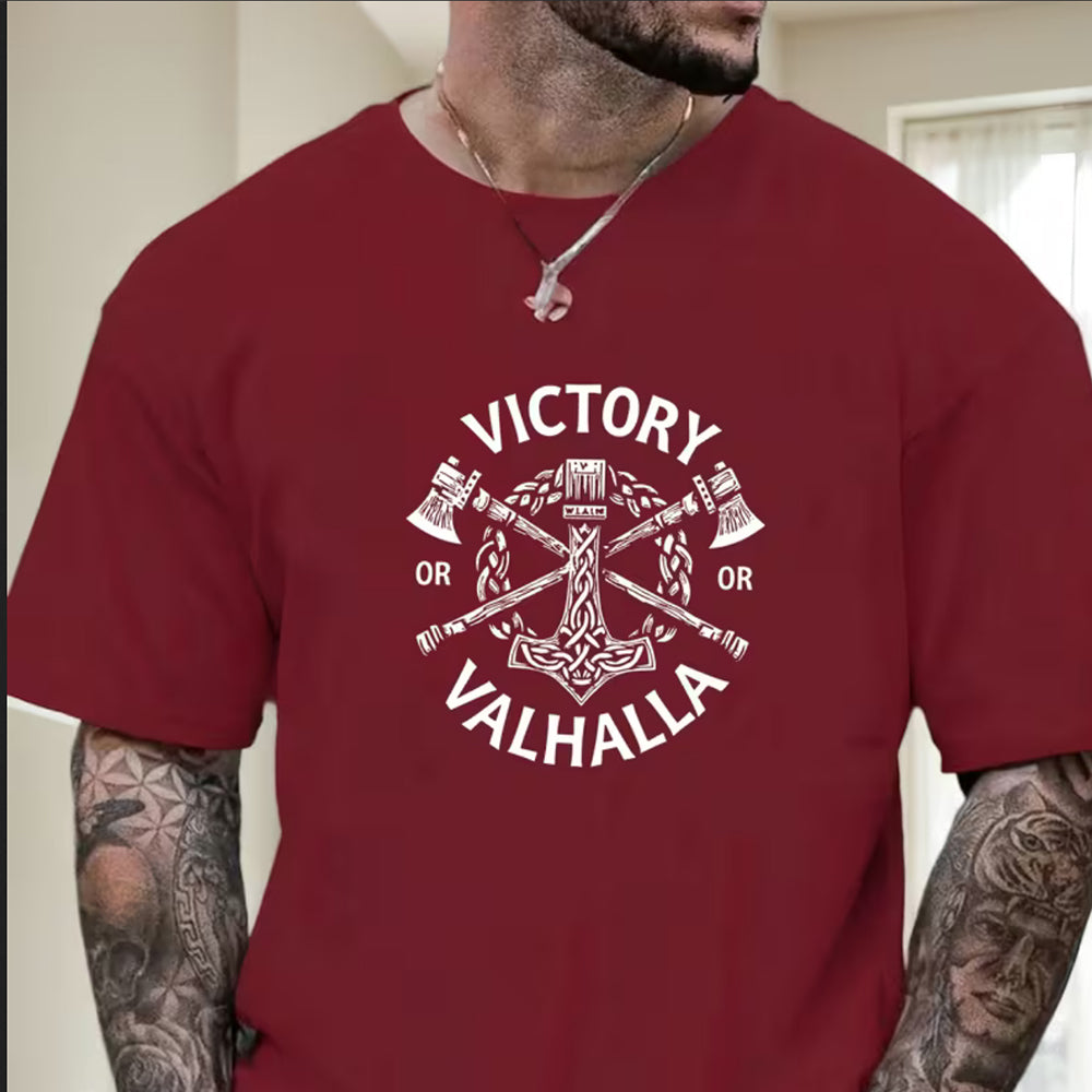 Victory or Valhalla Viking T-shirt