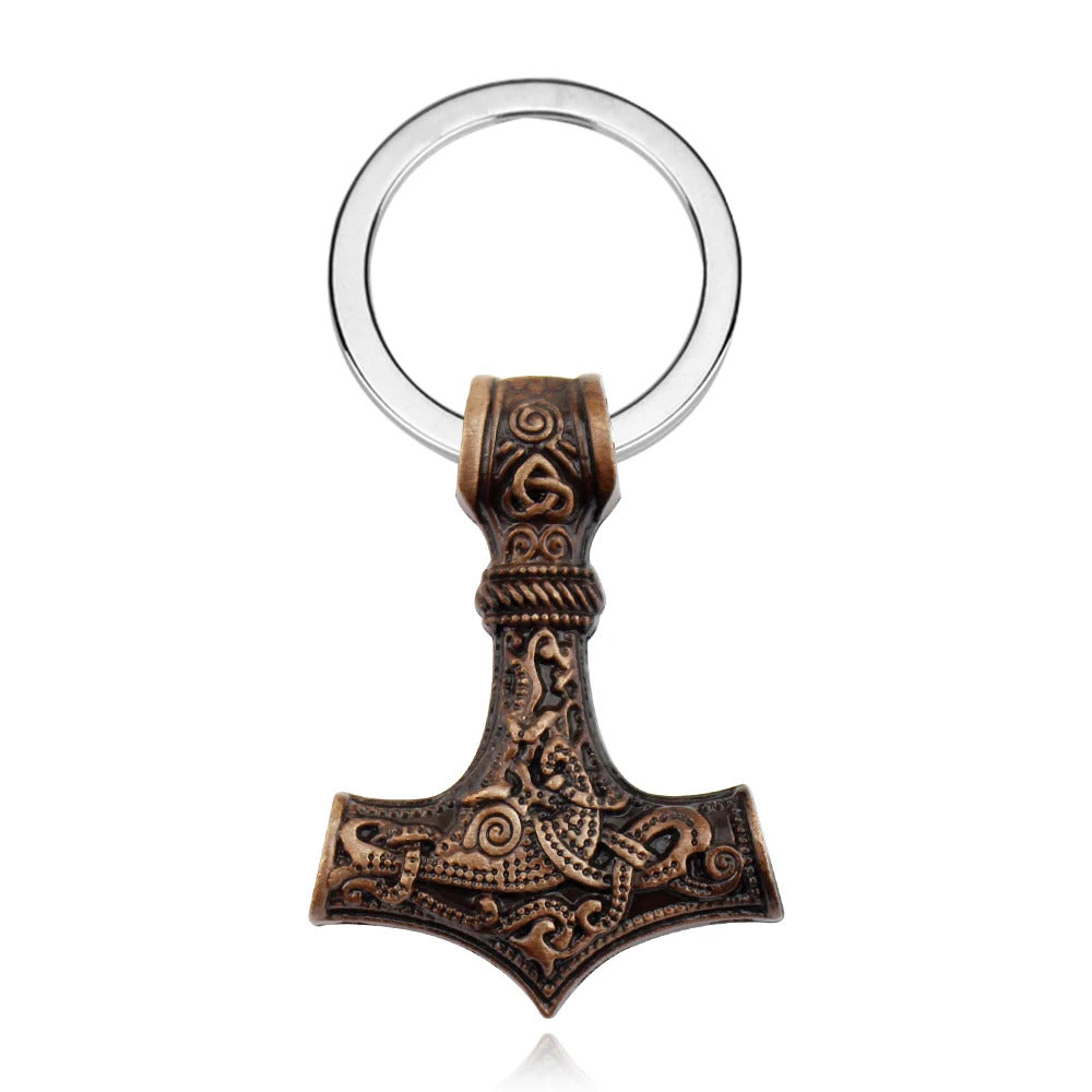 Thor's Hammer Mjölnir Keychain