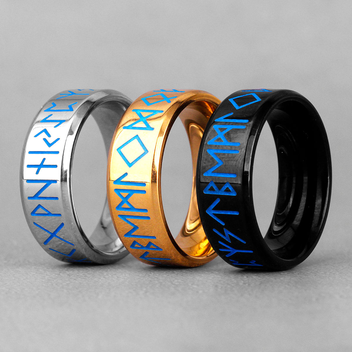 Viking Runes Luminous Rings