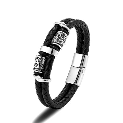 Vikings Leather Bracelet