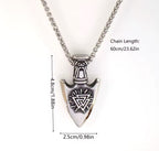 Odin With Vegvisir And Valknut Necklace
