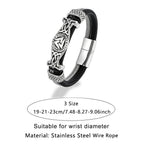 Vintage Viking Wire Rope Bracelet