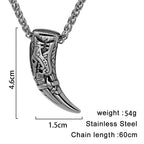Viking Wolf Tooth Necklace