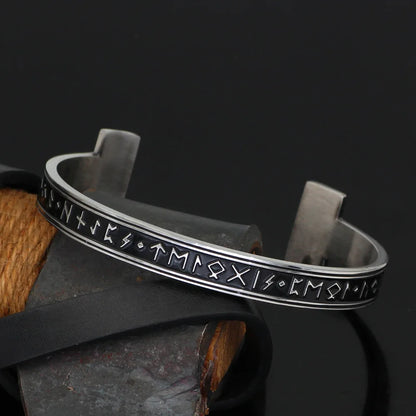 Vikings Runes Cuff Bangles