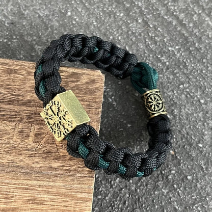 Vegvisir With Bead Paracord Bracelets