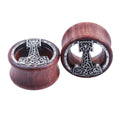 Thor's Hammer Tunnel Earrings