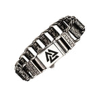 Vikings Bracelet With Runes Beads