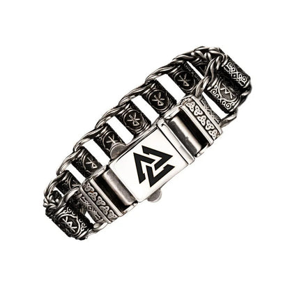 Vikings Bracelet With Runes Beads