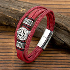 Vegvisir Leather Bracelet
