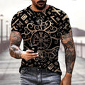 Vegvisir and Valknut Vikings T-shirts