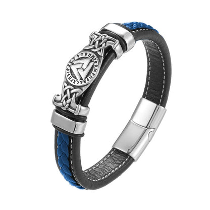 Vintage Vikings Leather Bracelets
