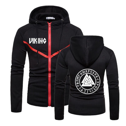 Viking Valknut With Runes Hoodie