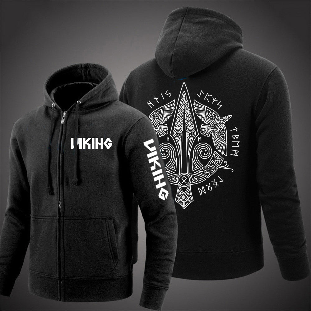 The Spear of the God Odin - Gungnir Zip Hoodie