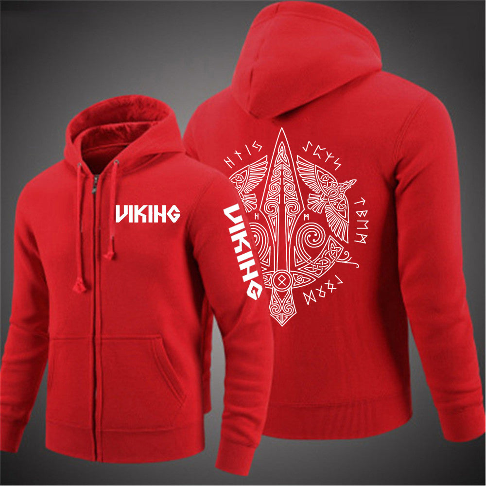 The Spear of the God Odin - Gungnir Zip Hoodie