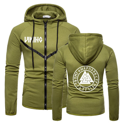 Viking Valknut With Runes Hoodie