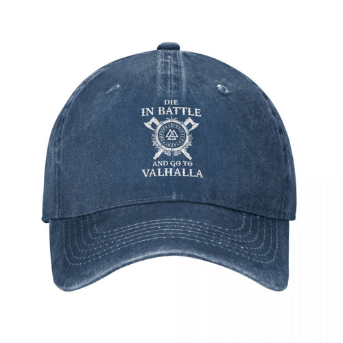 Die In Battle And Go To Valhalla Cap