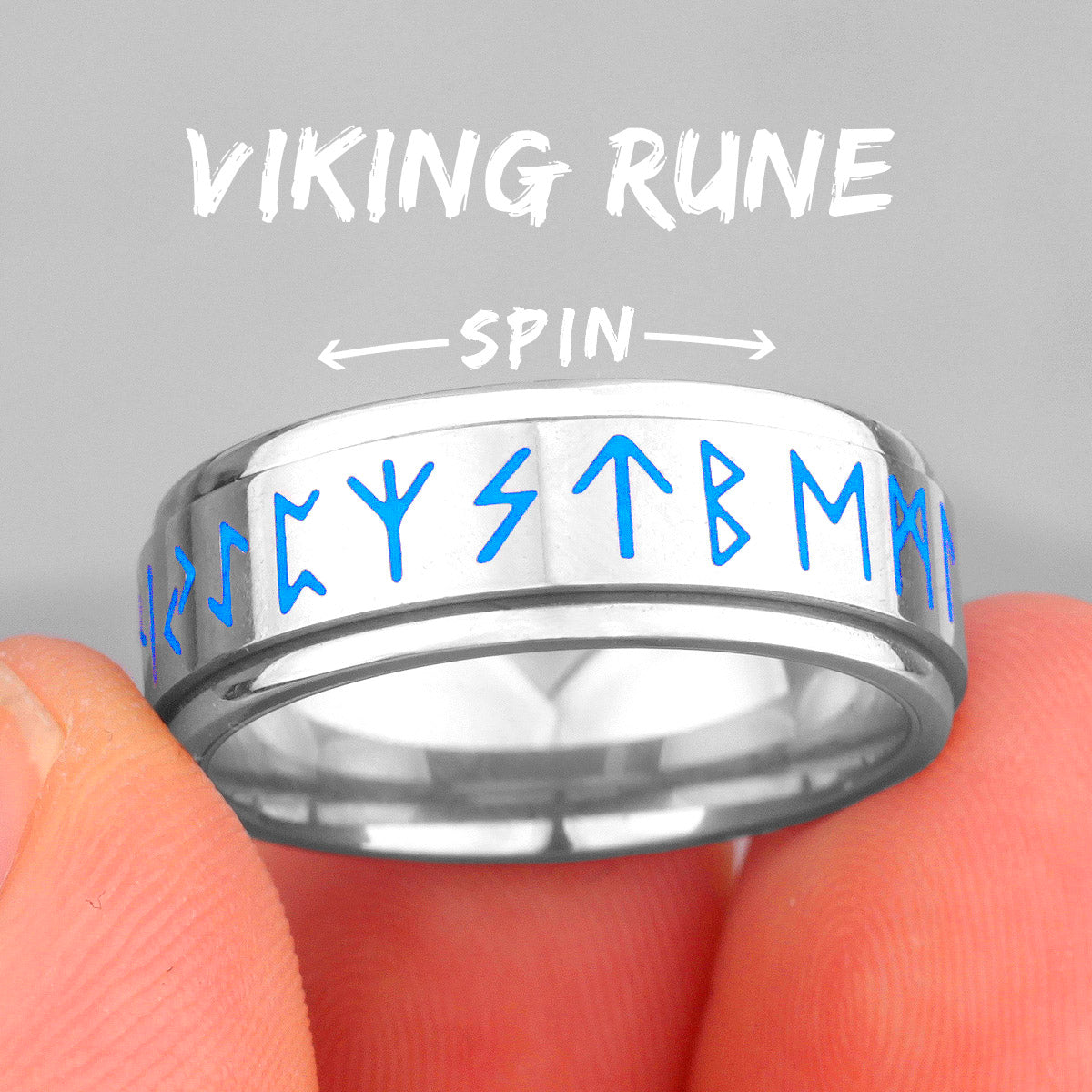 Viking Runes Luminous Rings