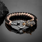 Viking Wolf Head Bracelet