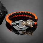 Viking Wolf Head Bracelet