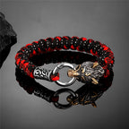 Viking Wolf Head Bracelet