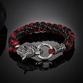 Viking Wolf Head Bracelet