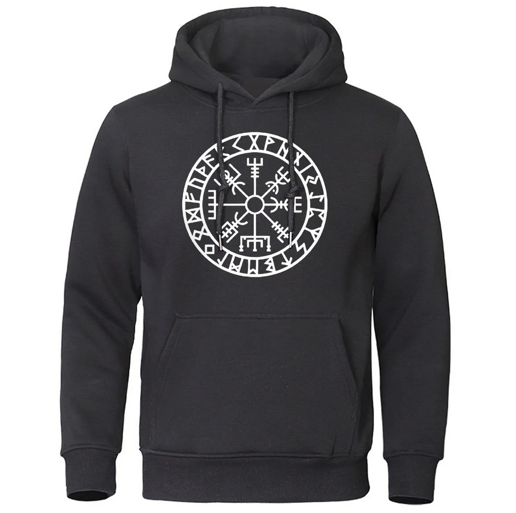 Vegvisir With Runes Hoodie