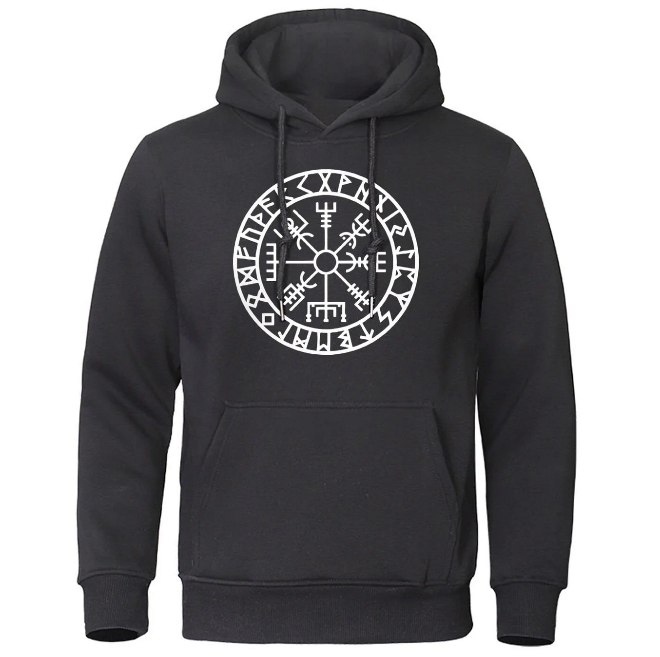 Vegvisir With Runes Hoodie