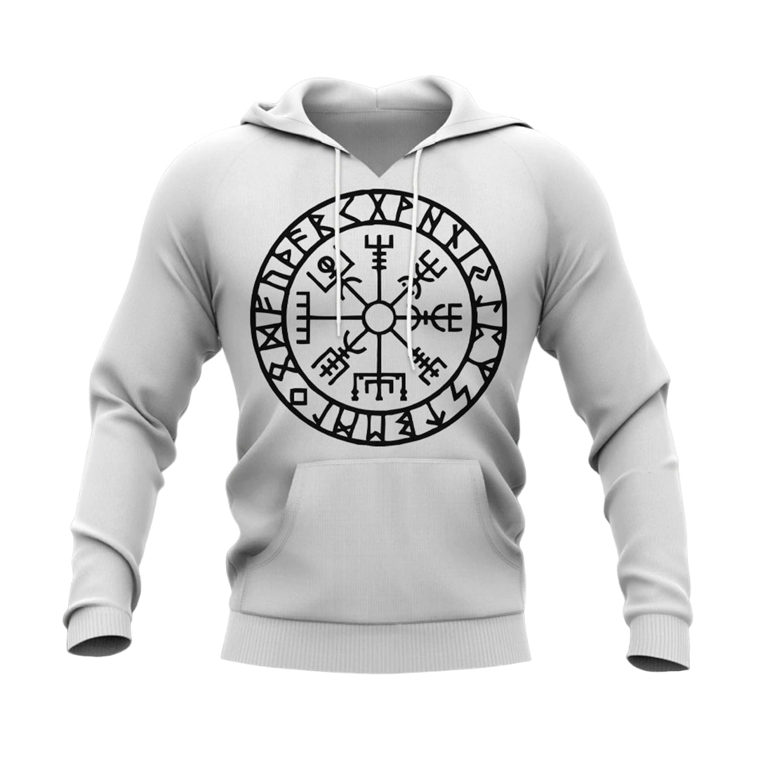 Vegvisir With Runes Hoodie