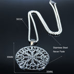 Helm of Awe with Runes Necklace