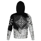 Viking Wolf Head Hoodie