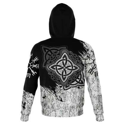 Viking Wolf Head Hoodie