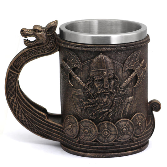 Viking Ship Tankard Beer Mug